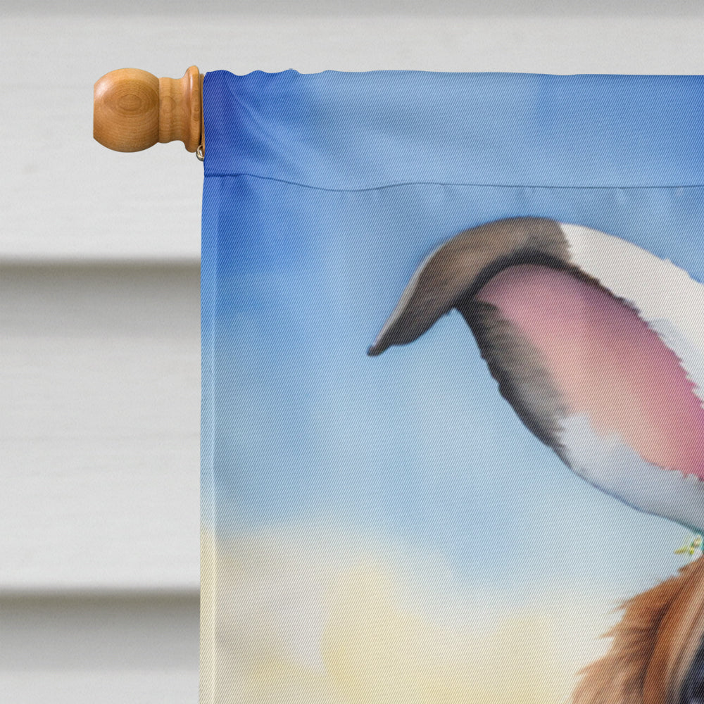 Saint Bernard Easter Egg Hunt House Flag