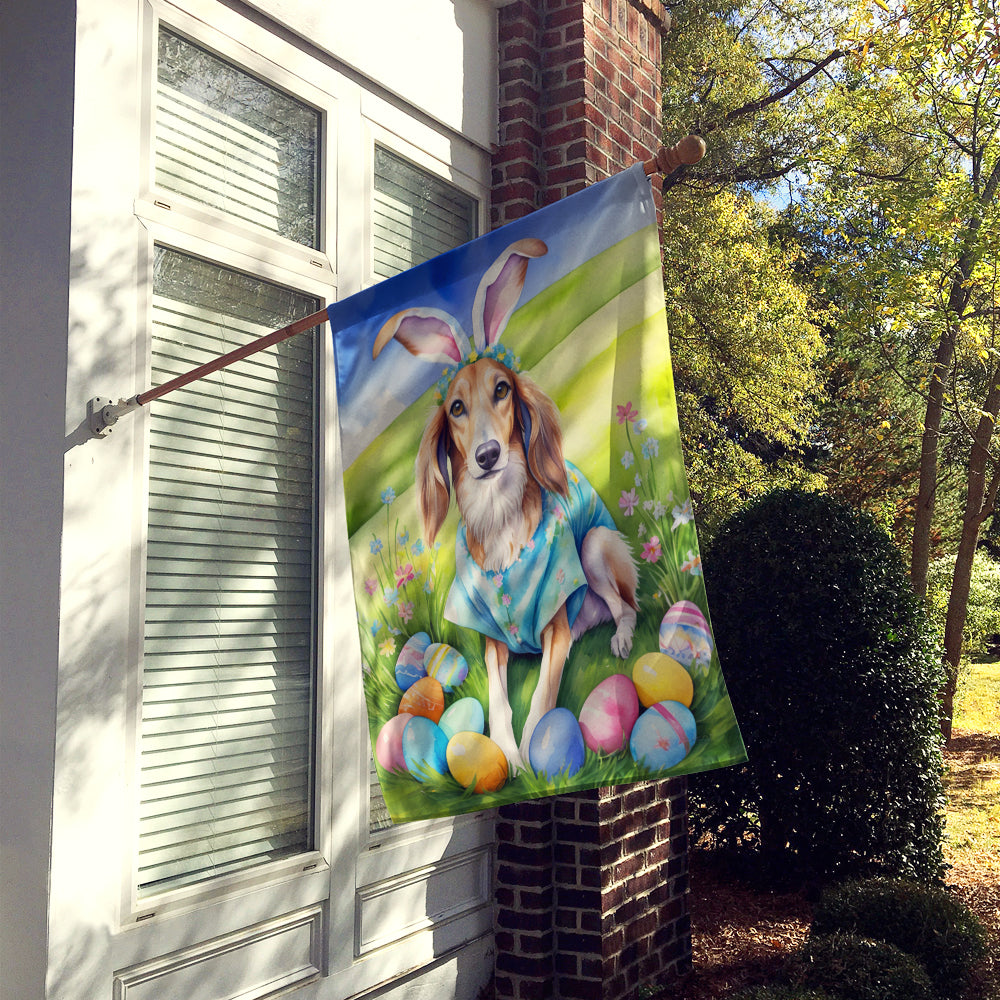 Saluki Easter Egg Hunt House Flag