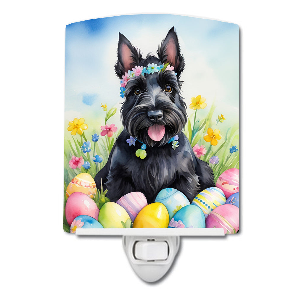 Buy this Scottish Terrier Easter Egg Hunt Ceramic Night Light