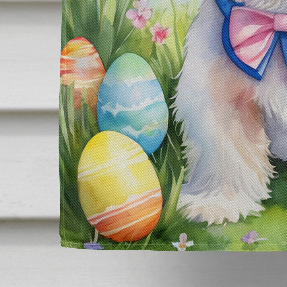 Shih Tzu Easter Egg Hunt House Flag