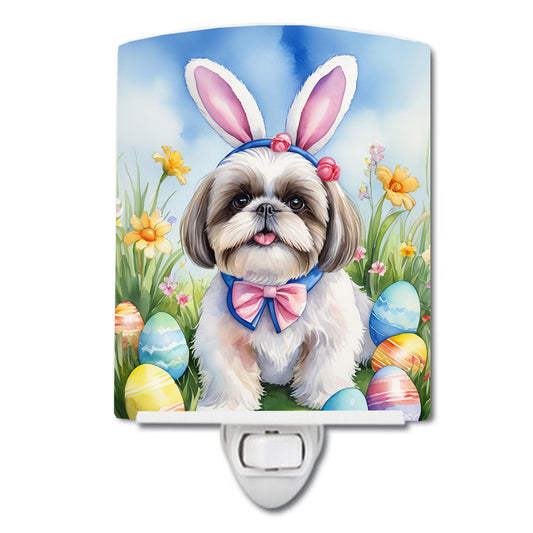 Buy this Shih Tzu Easter Egg Hunt Ceramic Night Light