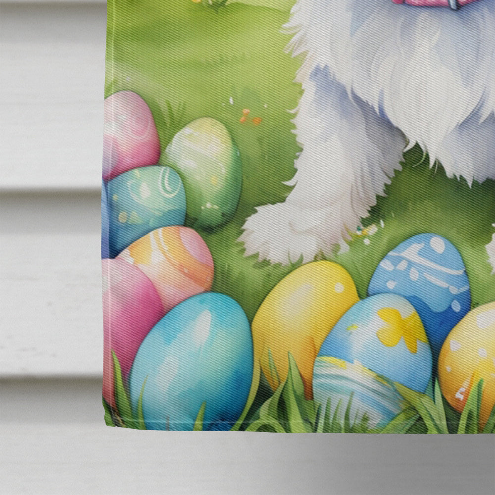 Shih Tzu Easter Egg Hunt House Flag