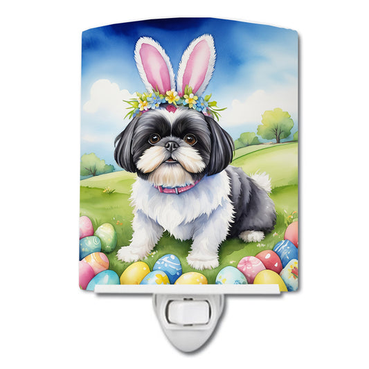 Buy this Shih Tzu Easter Egg Hunt Ceramic Night Light