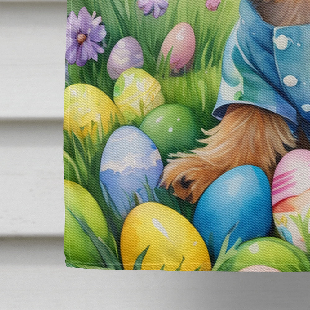 Silky Terrier Easter Egg Hunt House Flag