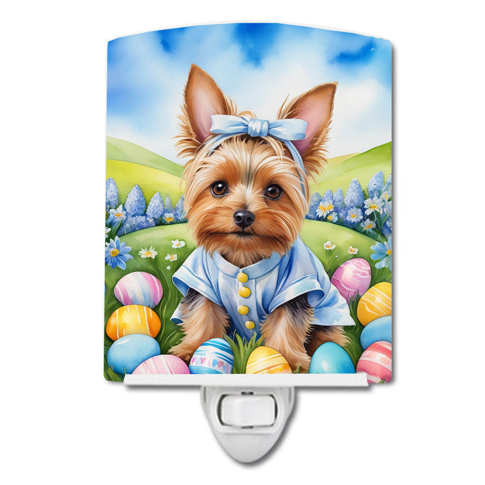 Buy this Silky Terrier Easter Egg Hunt Ceramic Night Light