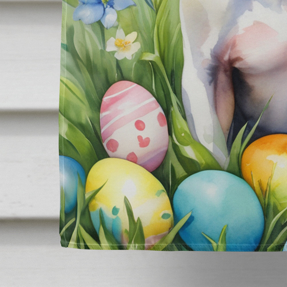 Staffordshire Bull Terrier Easter Egg Hunt House Flag