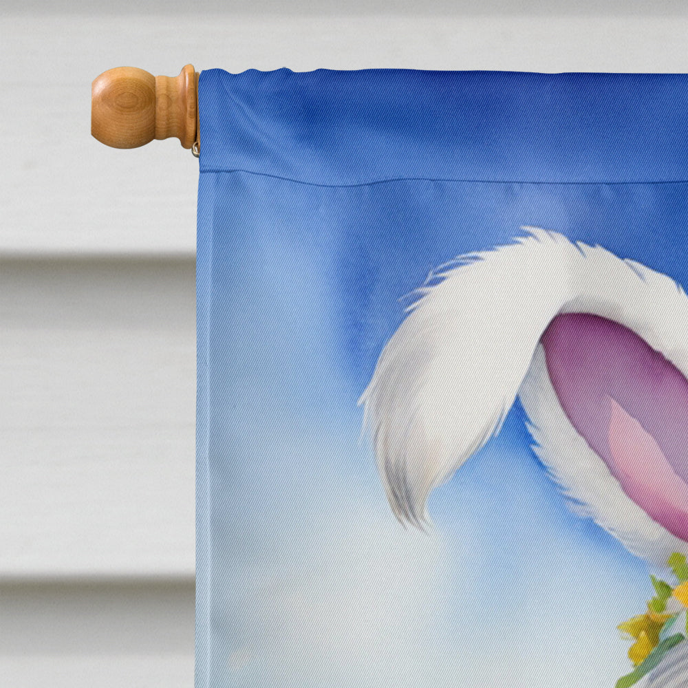 Tibetan Terrier Easter Egg Hunt House Flag