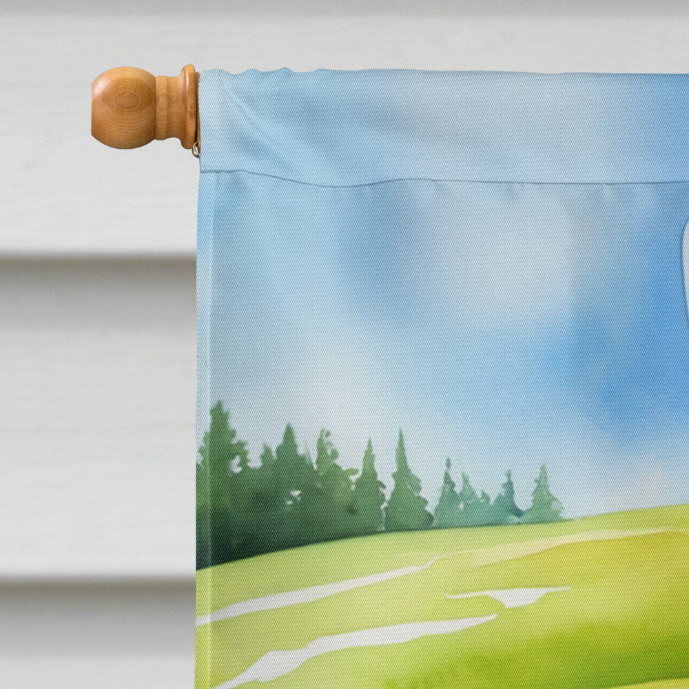 Weimaraner Easter Egg Hunt House Flag