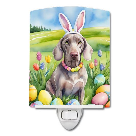 Buy this Weimaraner Easter Egg Hunt Ceramic Night Light