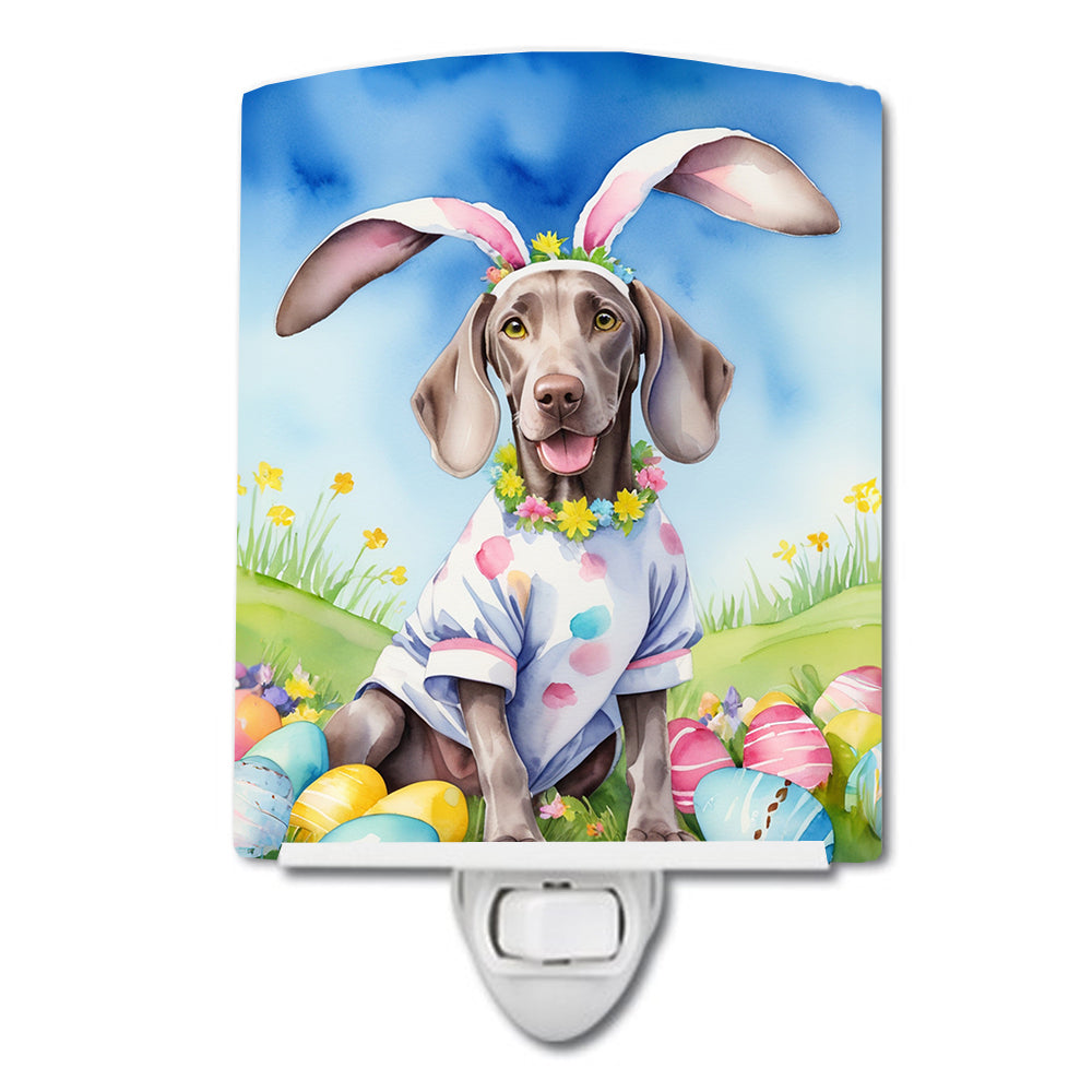 Buy this Weimaraner Easter Egg Hunt Ceramic Night Light