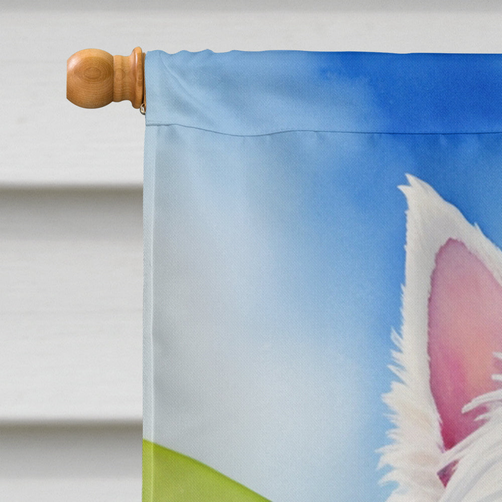 Westie Easter Egg Hunt House Flag