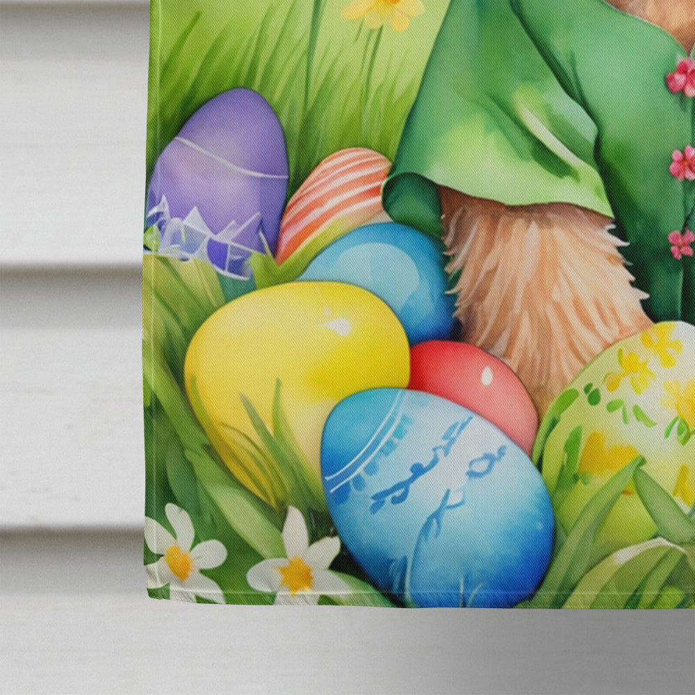 Wheaten Terrier Easter Egg Hunt House Flag