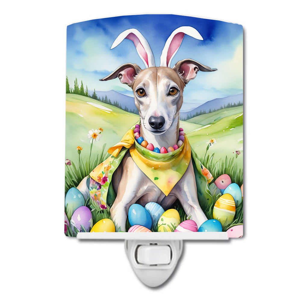 Buy this Whippet Easter Egg Hunt Ceramic Night Light