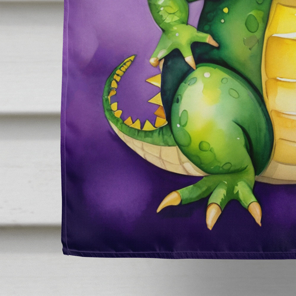 Alligator Mardi Gras House Flag