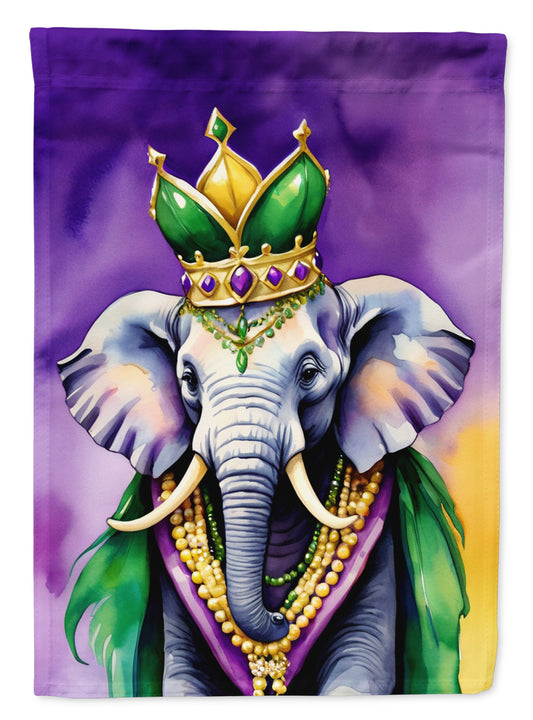 Buy this Elephant King of Mardi Gras Garden Flag