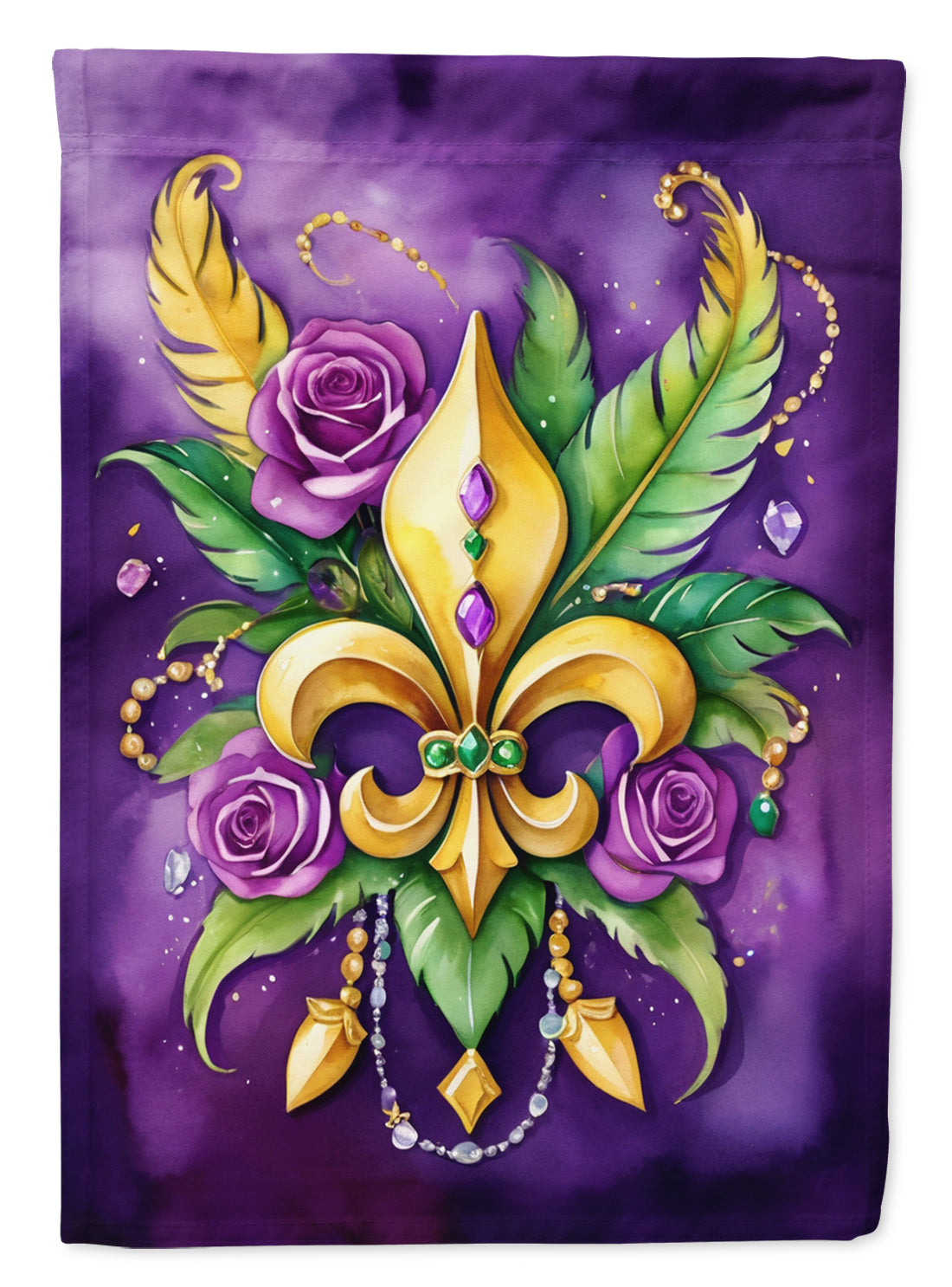 Buy this Fleur de lis Mardi Gras House Flag