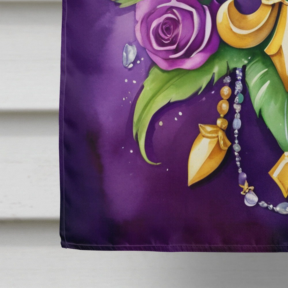 Fleur de lis Mardi Gras House Flag