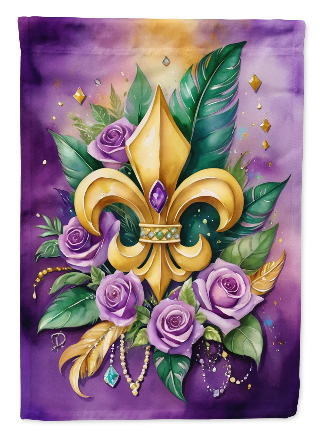 Buy this Fleur de lis Mardi Gras Garden Flag