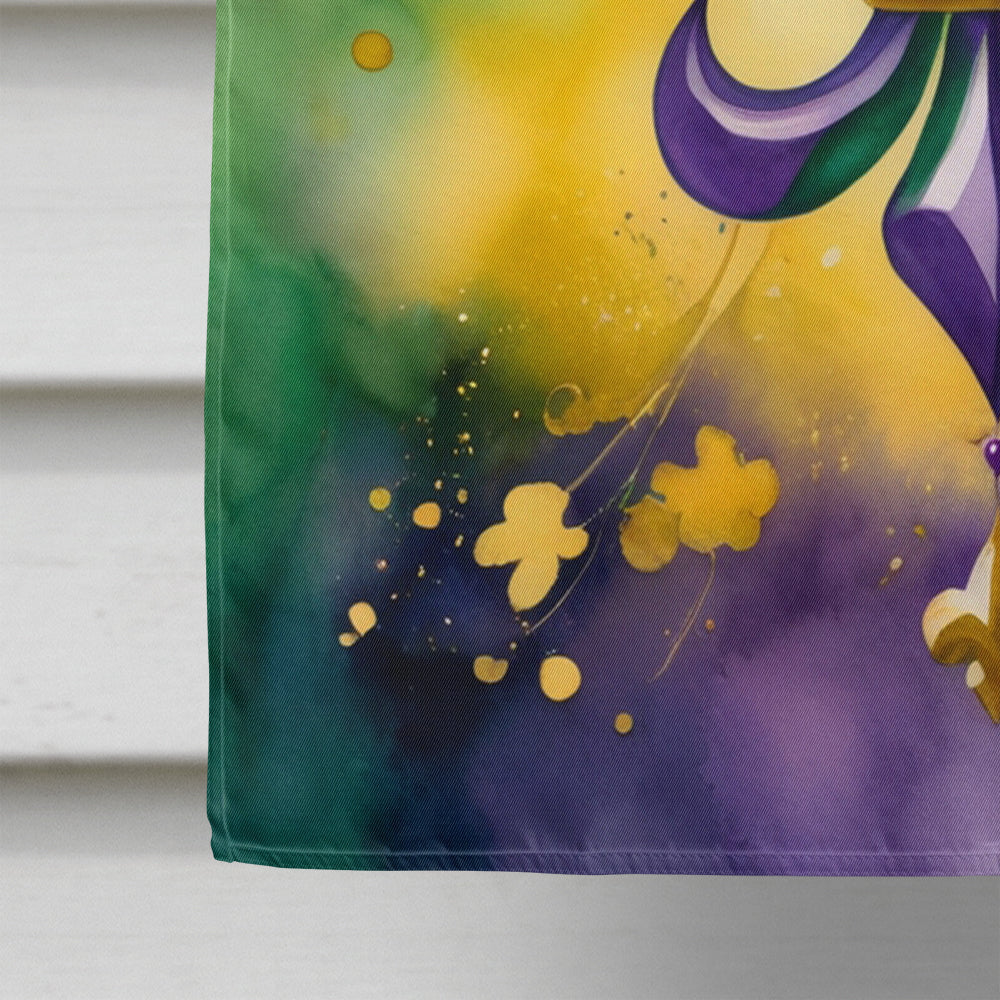 Fleur de lis Mardi Gras House Flag