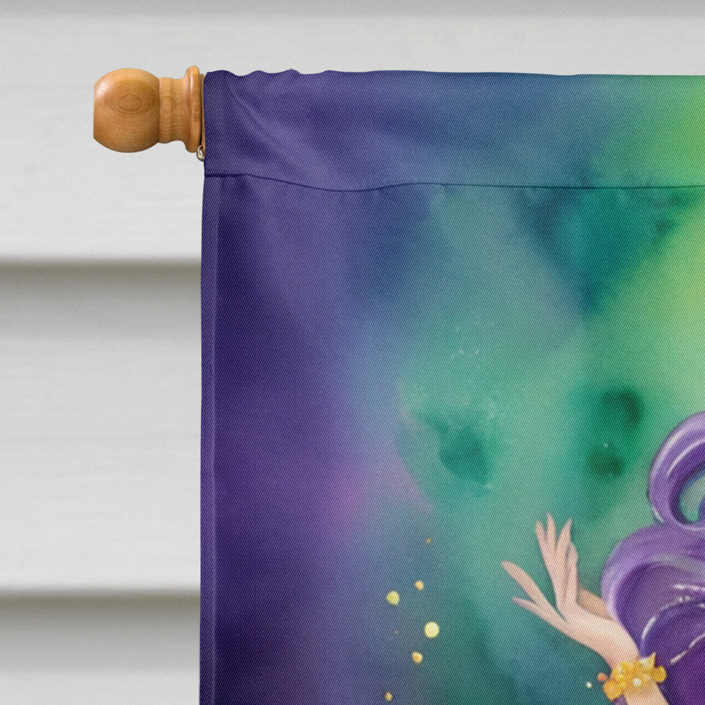 Mermaid Mardi Gras House Flag