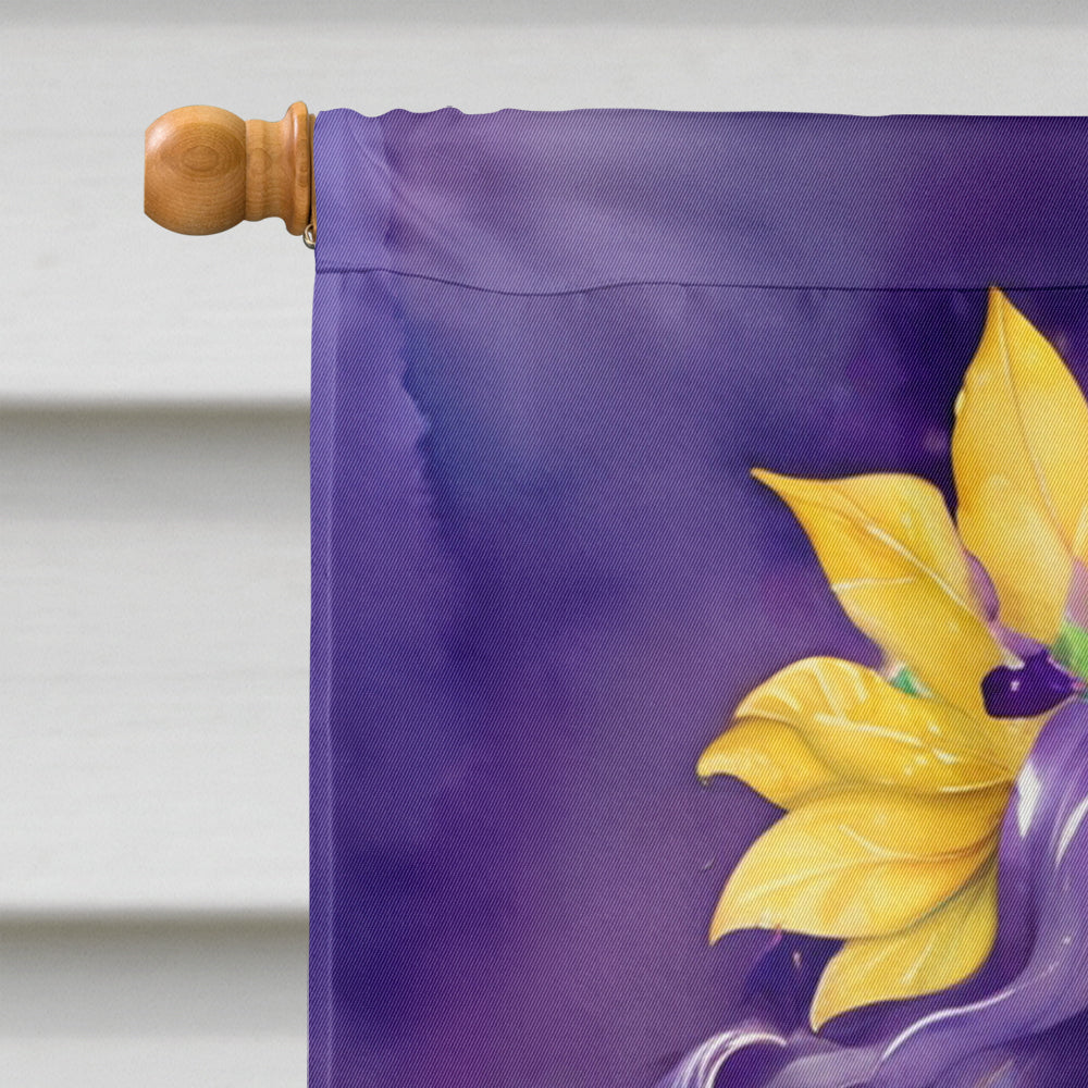Mermaid Mardi Gras House Flag