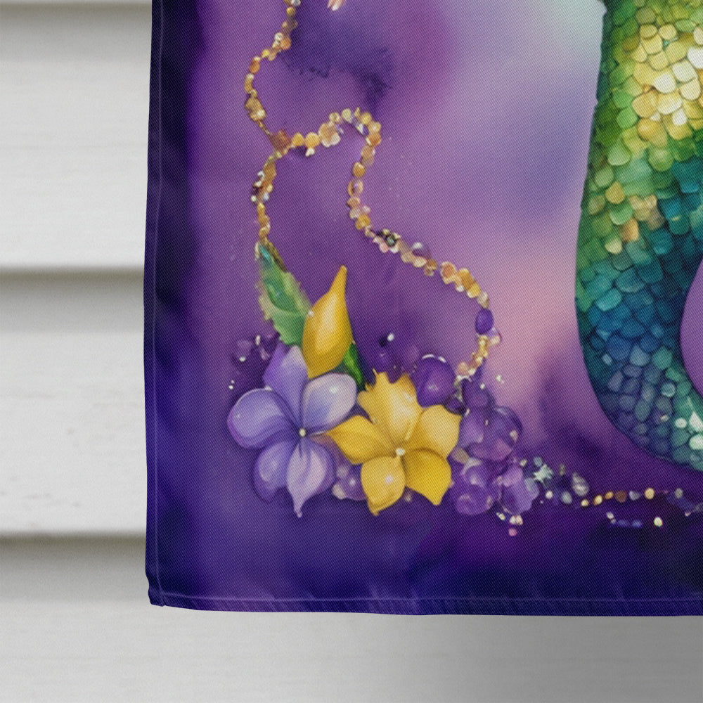 Mermaid Mardi Gras House Flag