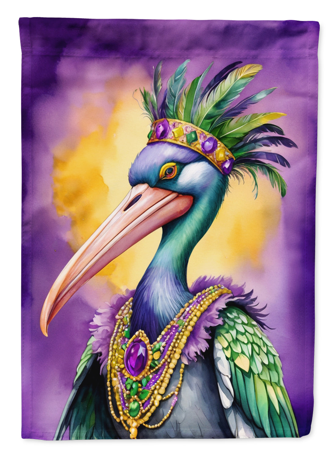 Buy this Pelican Mardi Gras House Flag