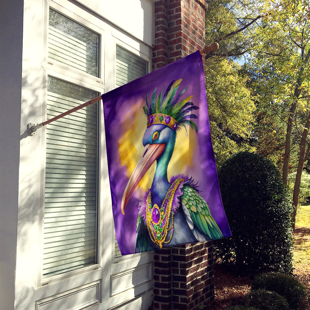 Pelican Mardi Gras House Flag