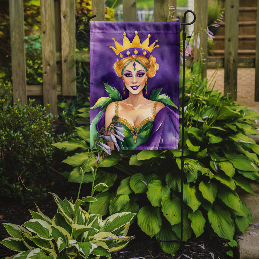 Queen of Mardi Gras Garden Flag