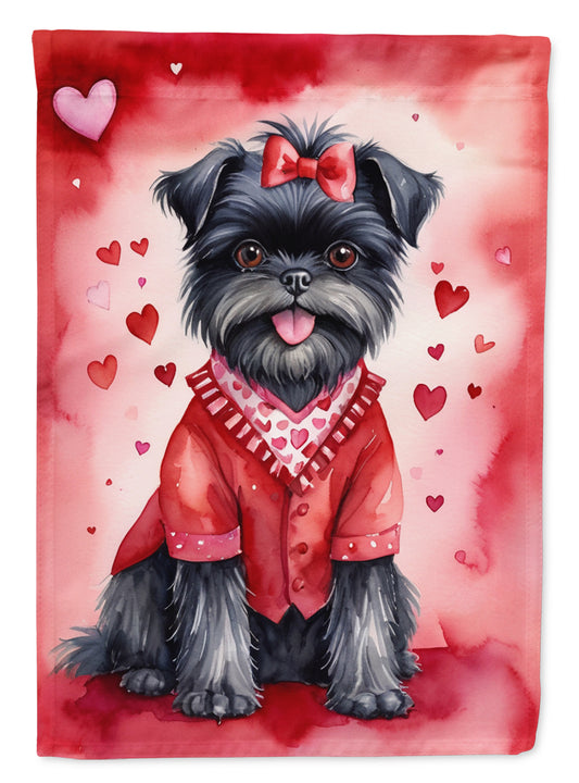 Buy this Affenpinscher My Valentine Garden Flag