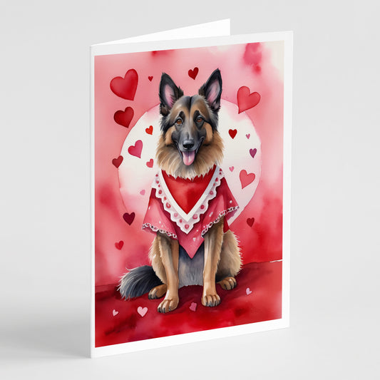 Buy this Belgian Tervuren My Valentine Greeting Cards Pack of 8