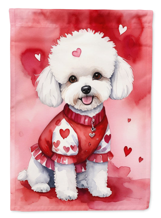 Buy this Bichon Frise My Valentine Garden Flag