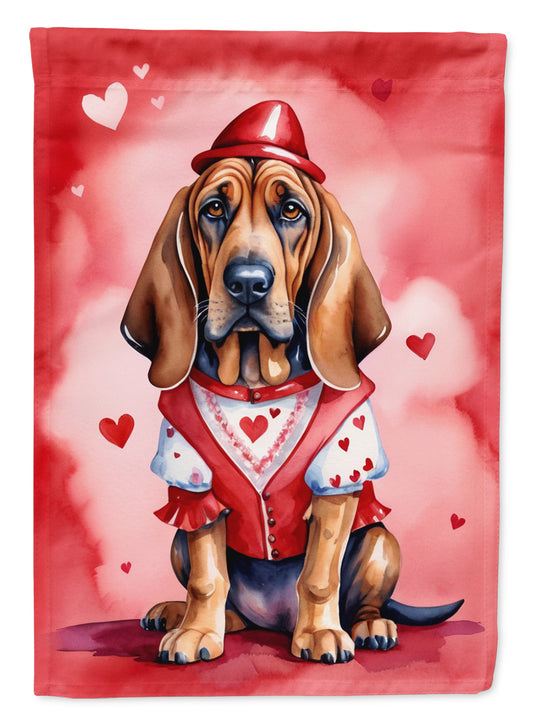 Buy this Bloodhound My Valentine Garden Flag