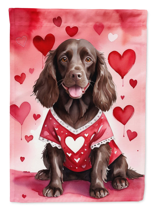 Buy this Boykin Spaniel My Valentine House Flag