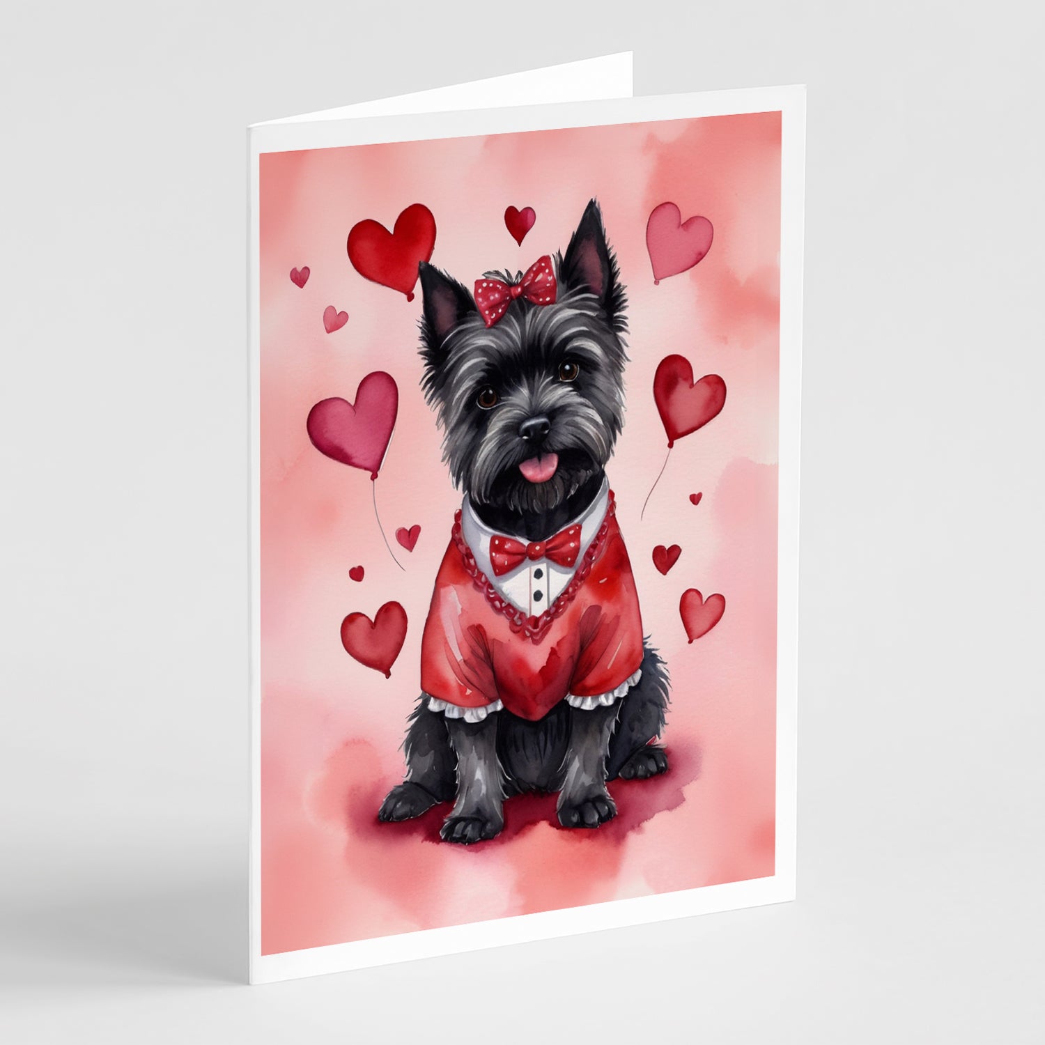 Buy this Cairn Terrier My Valentine Greeting Cards Pack of 8