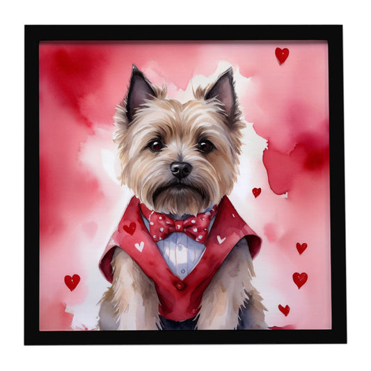 Buy this Cairn Terrier My Valentine Framed Metal Print