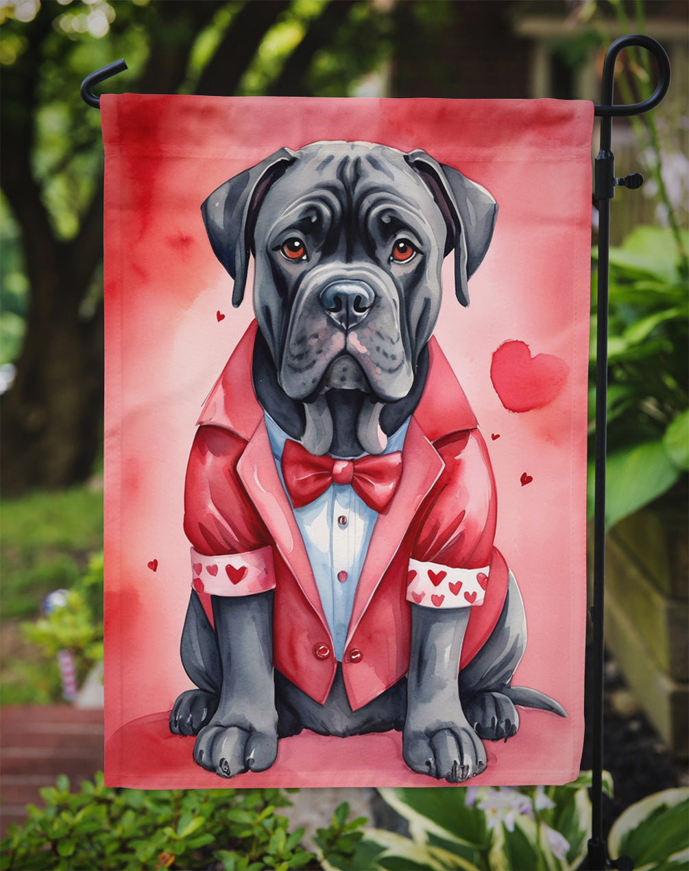 Cane Corso My Valentine Garden Flag