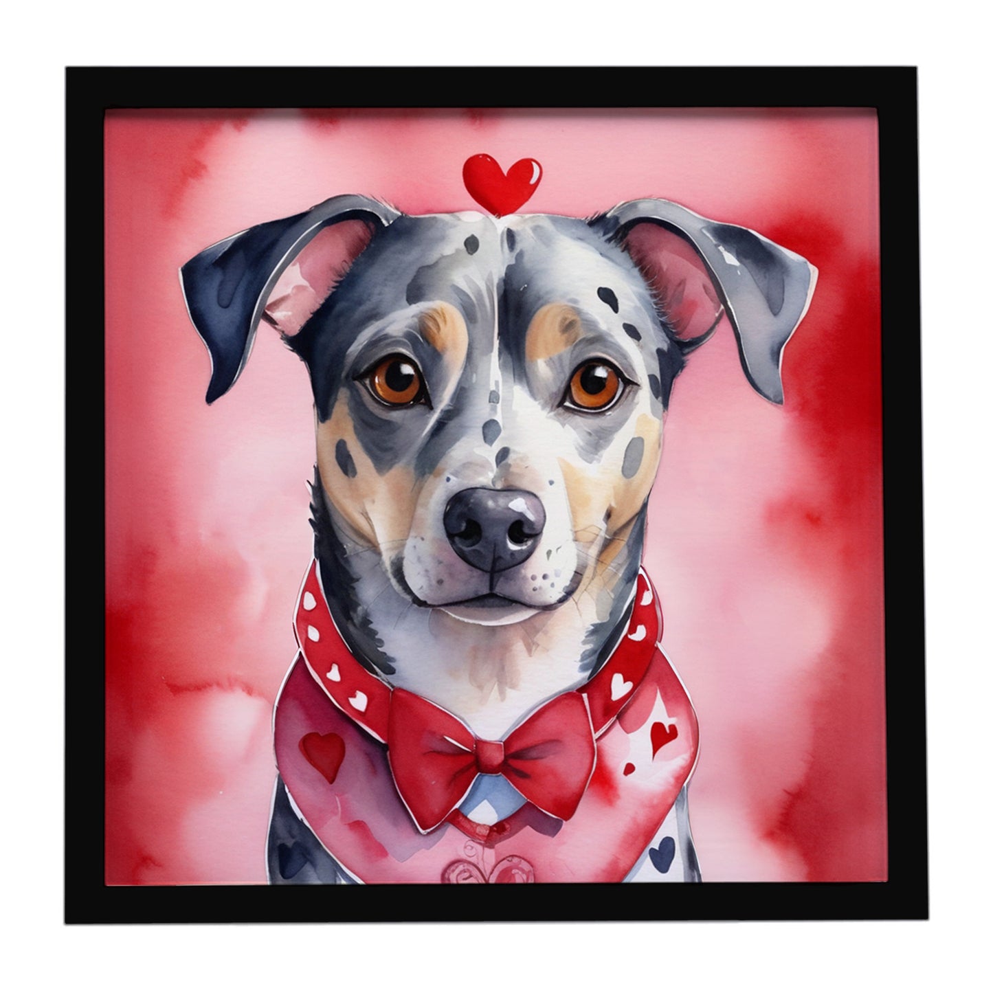 Buy this Catahoula My Valentine Framed Metal Print