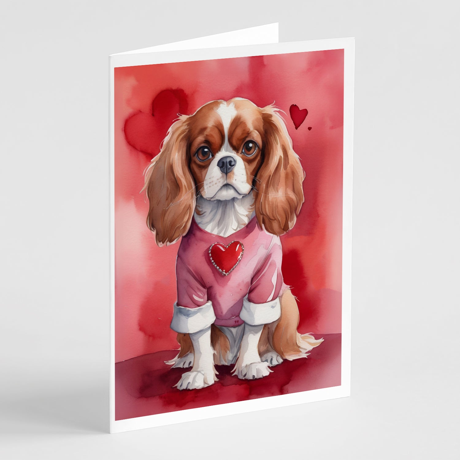 Buy this Cavalier Spaniel My Valentine Greeting Cards Pack of 8