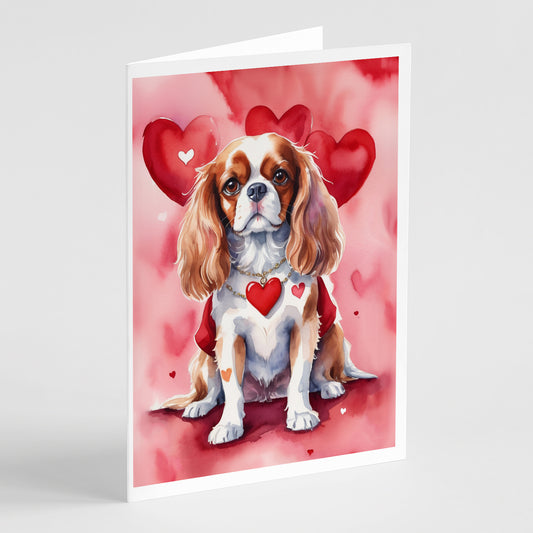 Buy this Cavalier Spaniel My Valentine Greeting Cards Pack of 8