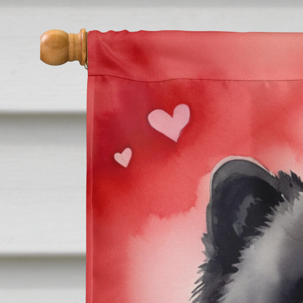 Chow Chow My Valentine House Flag