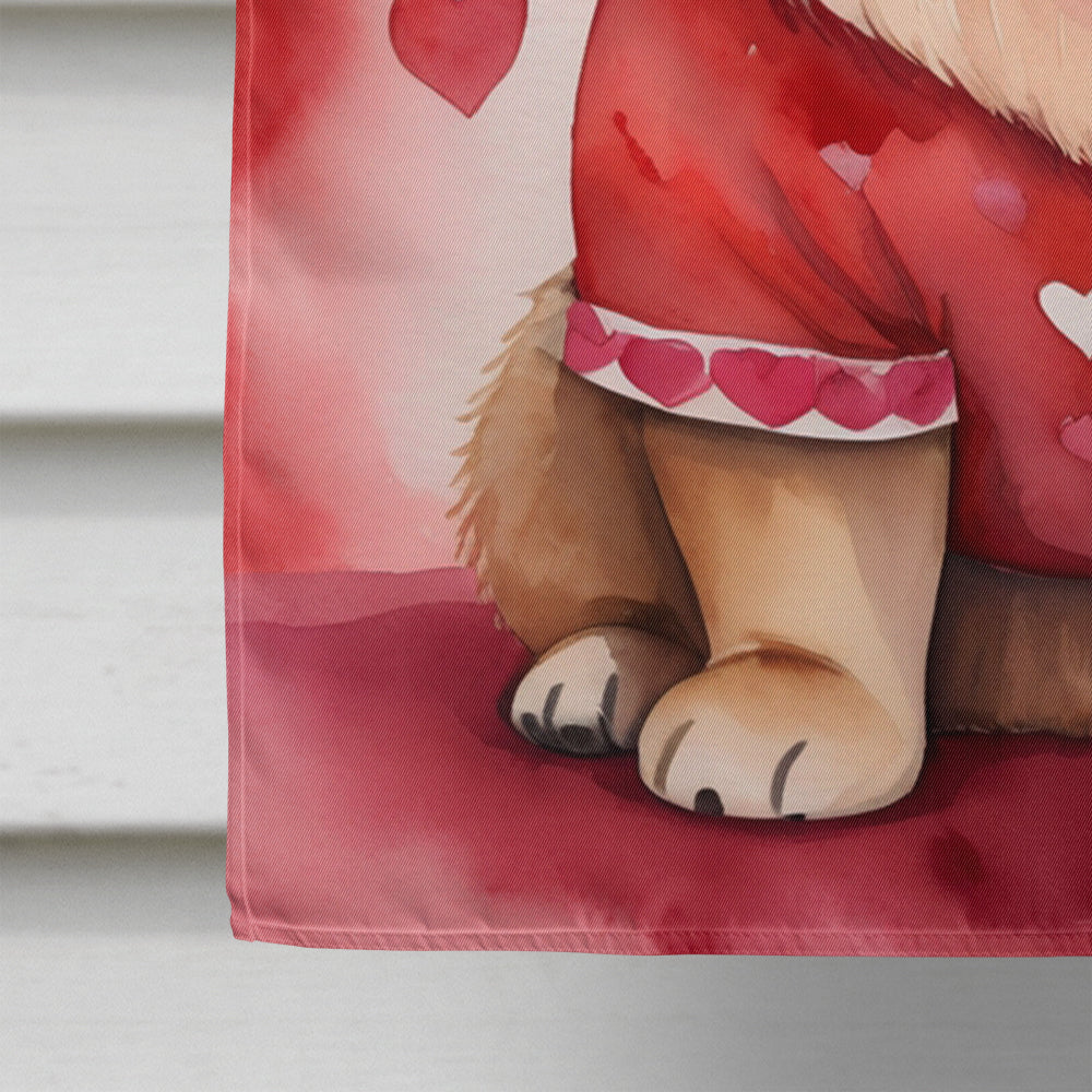 Chow Chow My Valentine House Flag