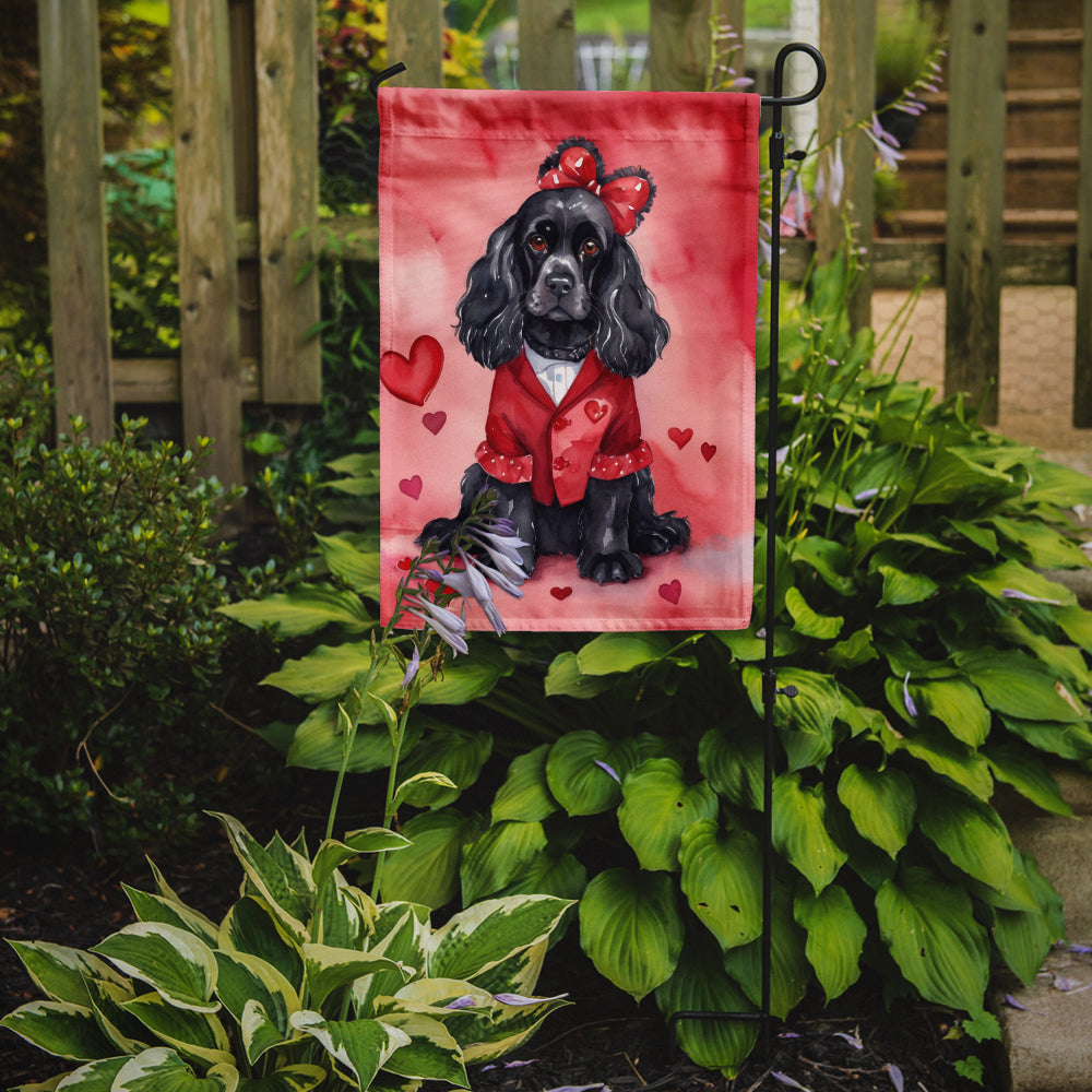 Cocker Spaniel My Valentine Garden Flag