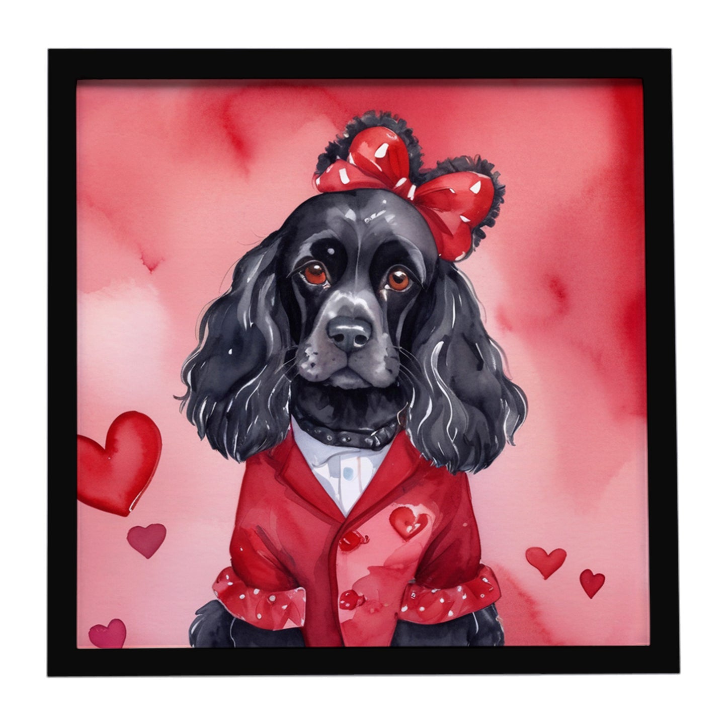 Buy this Cocker Spaniel My Valentine Framed Metal Print