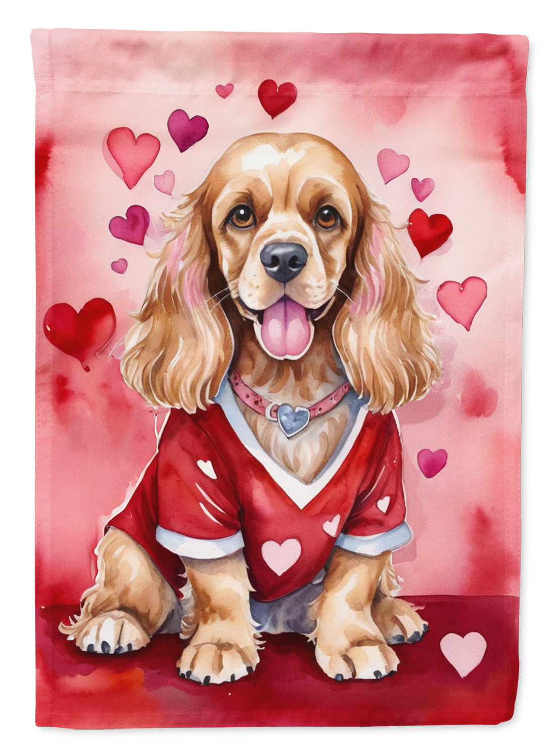 Buy this Cocker Spaniel My Valentine House Flag