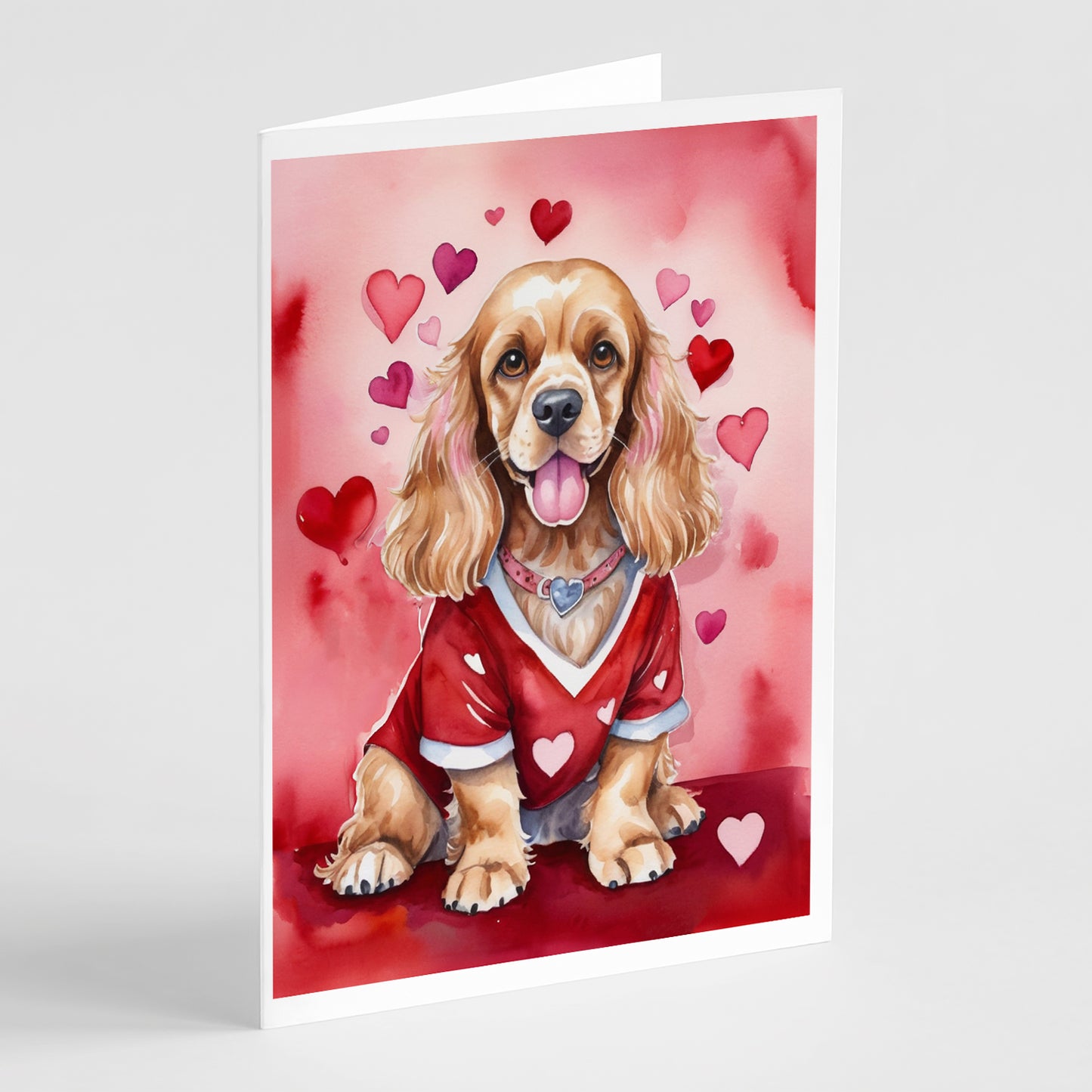 Buy this Cocker Spaniel My Valentine Greeting Cards Pack of 8