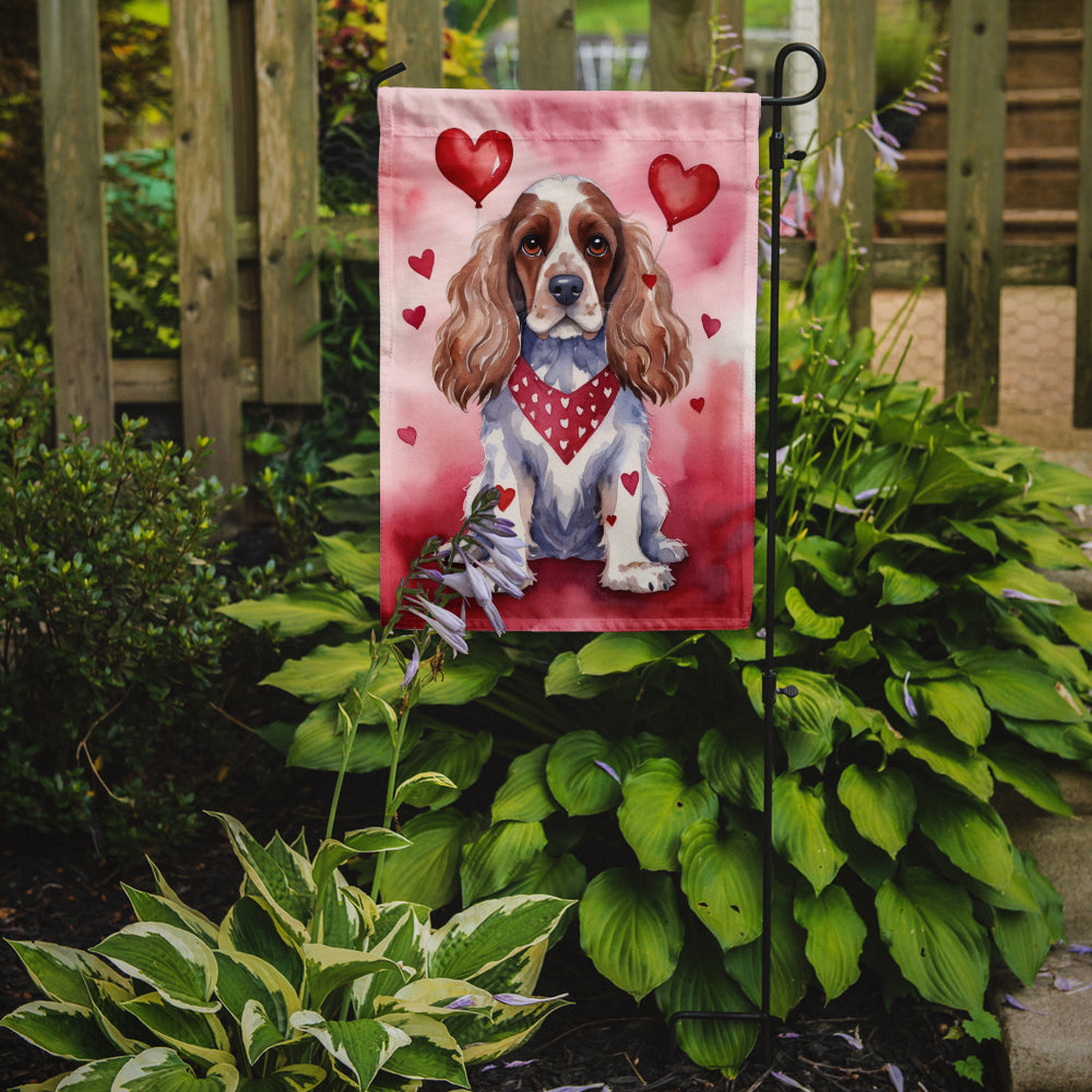 Cocker Spaniel My Valentine Garden Flag