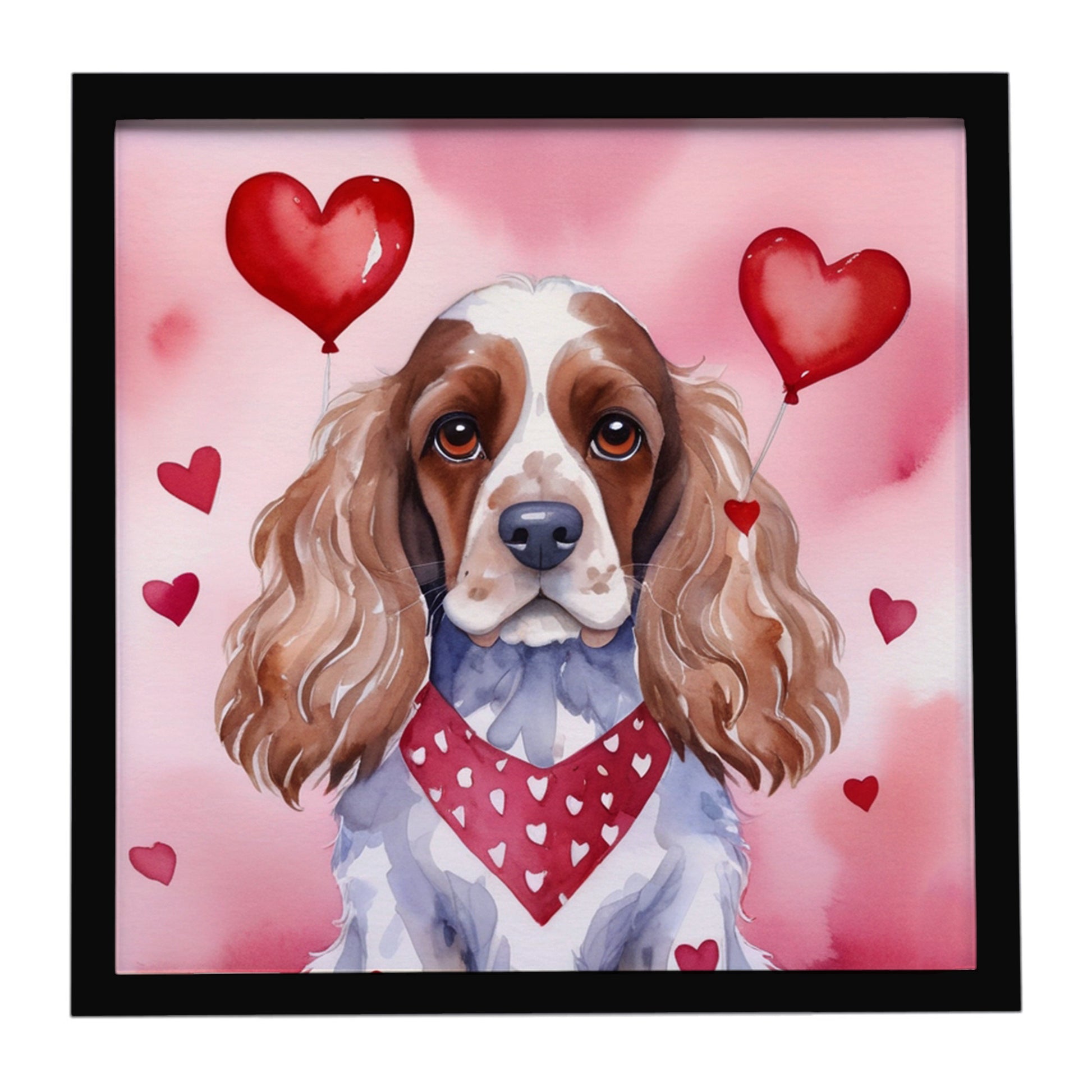 Buy this Cocker Spaniel My Valentine Framed Metal Print