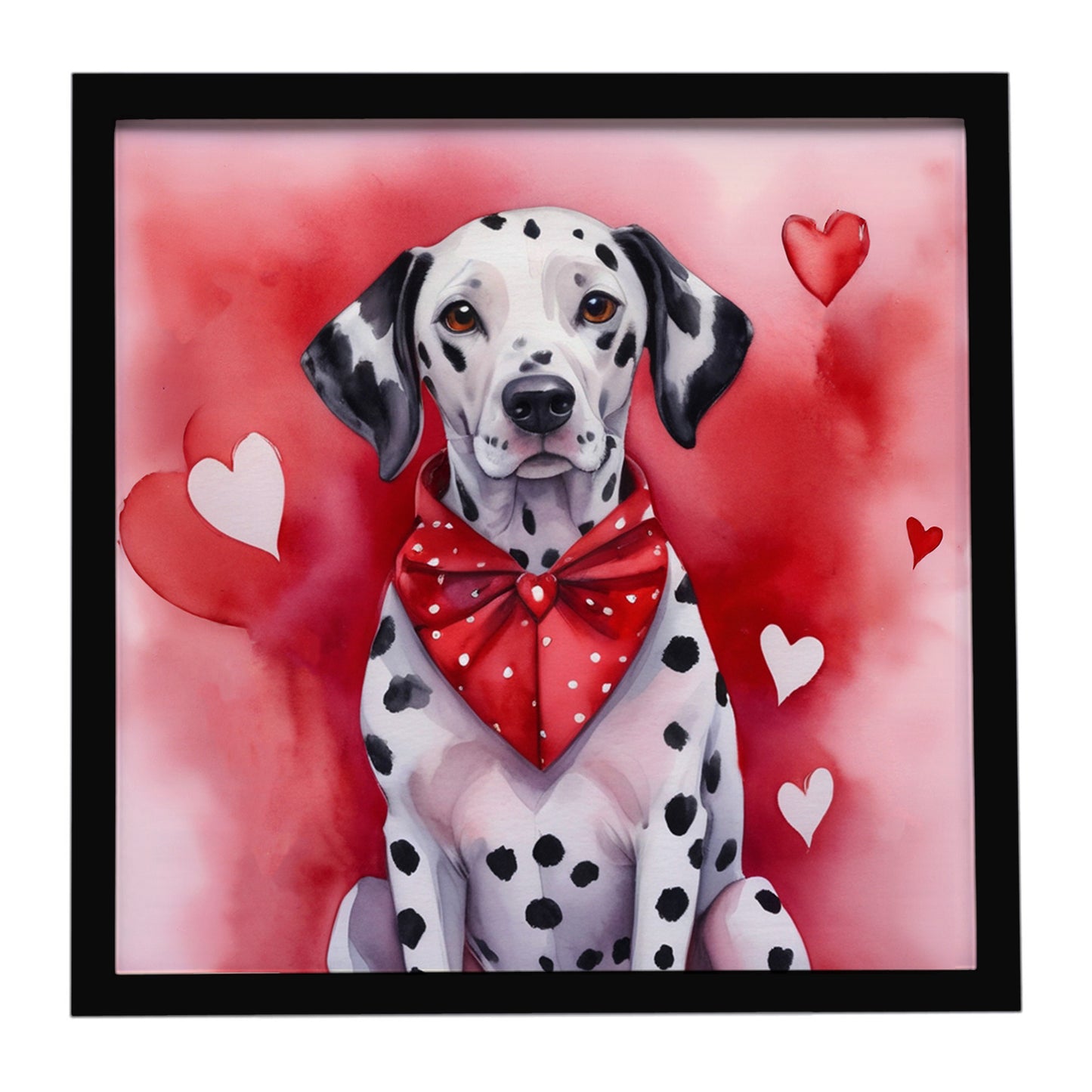 Buy this Dalmatian My Valentine Framed Metal Print