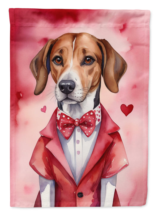 Buy this English Foxhound My Valentine Garden Flag